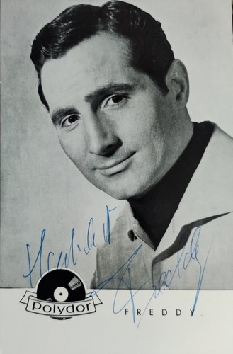 Freddy quinn autogramm - freddy,