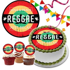 Reggae Rastafari Tortenbild
