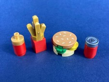 LEGO®  Hamburger Burger Pommes Kartoffel Ketchup Cola Getränk Essen Restaurant