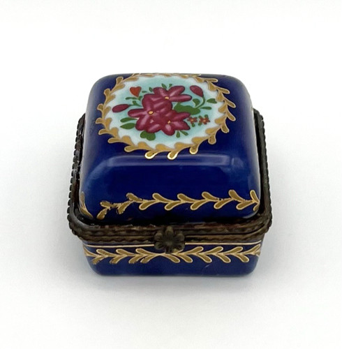 Vintage pillendose antik - pillendose,