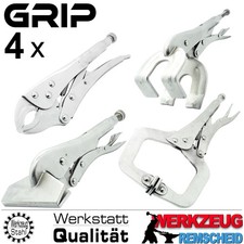 4 x Gripzange Punktschweiss Abkant Rohr Festklemm Festhalte Schweisser Zange VL