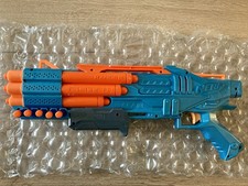 Nerf Gun Blau Orange mit Pfeilen Wie Neu Spielzeug Pistole