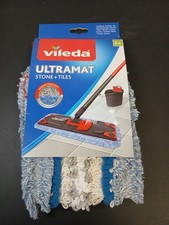 1 Pack mit 2X VILEDA ULTRAMAT STEIN + FLIESEN WISCHMOPP ABDECKUNGEN