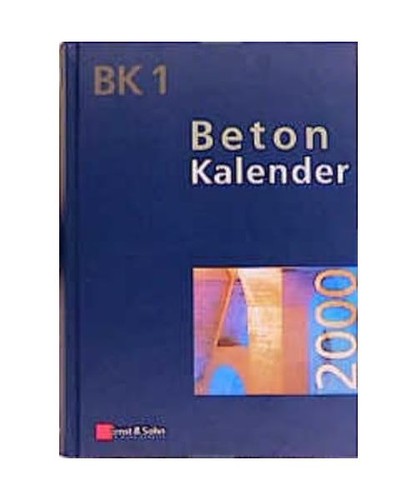Beton kalender taschenbuch - beton-kalender.,