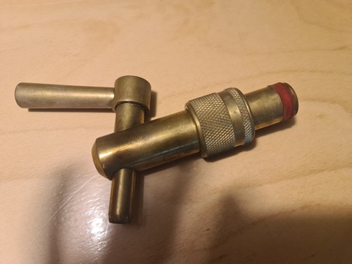 Zapfhahn messing von brauerei - messing,