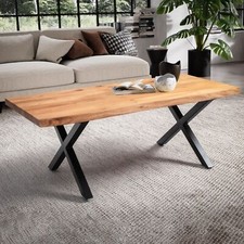 Couchtisch akazie massiv 120cm - couchtisch,