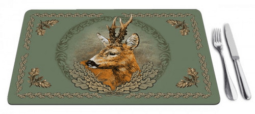 Platzmatte mit jagdmotiv - platzmatte,,