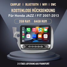 10.1'' Android 14 CARPLAY Autoradio Für Honda FIT JAZZ 07-14 GPS Navi DAB+ 64G