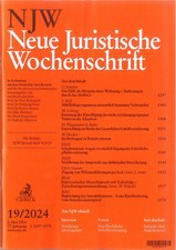 Njw 2024 neue juristische - 19/2024,