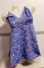 Badekleid Badeanzug Gr.42 blau