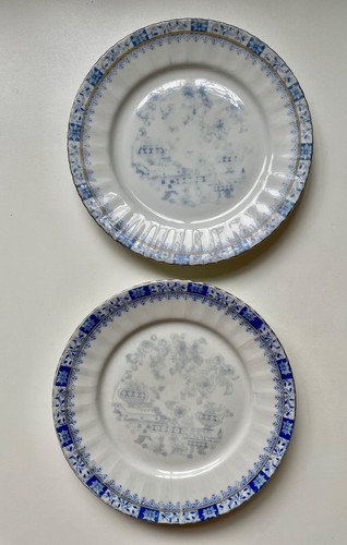 Dessertteller china blau 1 - 2,