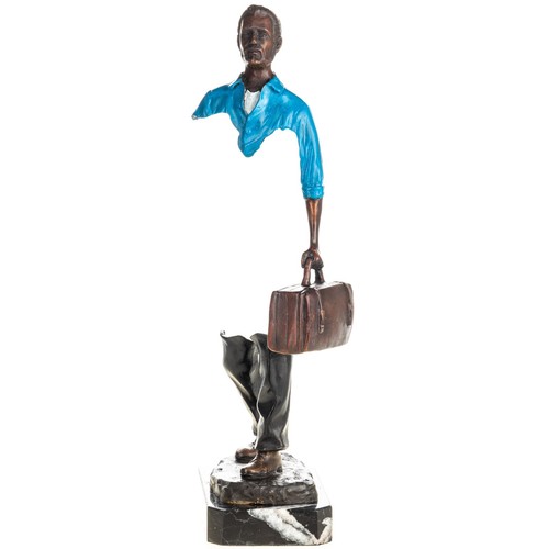 Moderne bronze statue - moderne,