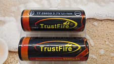 Akku 26650 Zelle 5000mAh Li-Ion 3.6V-3.7V INR26650-50A TrustFire