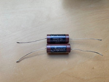 2x Jupiter Kondensator Caps 600V 0.1uF Copper Paper Wax