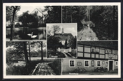 Sdier bautzen forsthaus - ak,