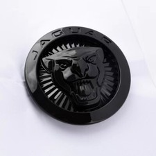 Für Jaguar 1PCS 86mm 72mm Gitter logo badge Embleme Ornamente XJ XE XF F-PACE