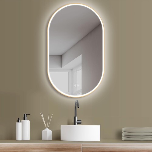 Hoko led badspiegel oval - hoko,