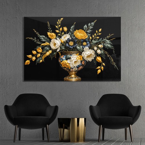 Vase mit goldenen blumen - mit,