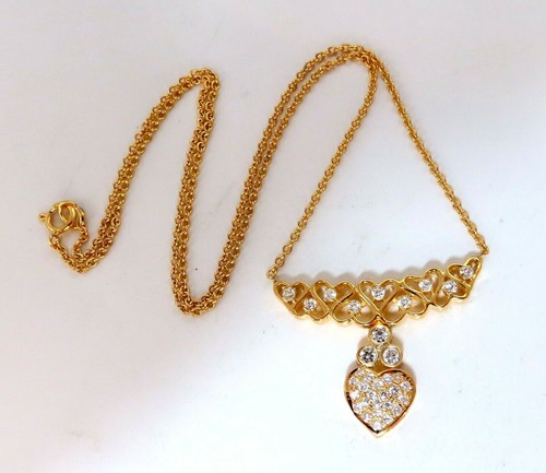 Halskette diamanten herz - 1,