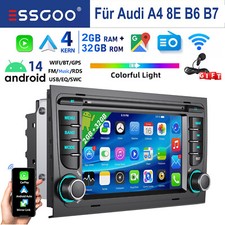 Für Audi A4 S4 RS4 B6 B7 B5 SEAT EXEO Android 14 Autoradio GPS Navi Carplay WIFI