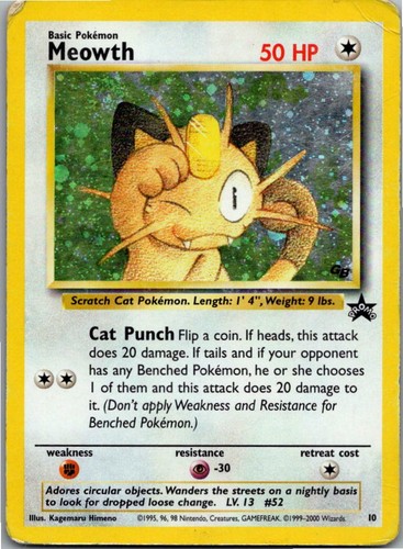 Meowth mauzi wotc - 10, black