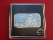 Silberbarren Helvetia , 1/4