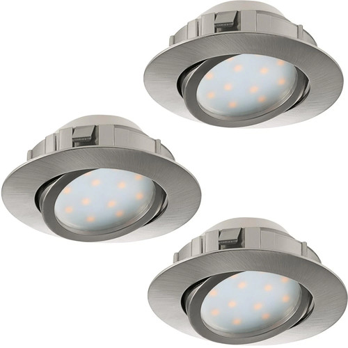 Nickel moderne einbauleuchte - nickel,