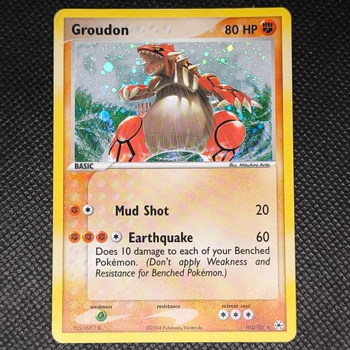 Pokemon karte groudon - -,