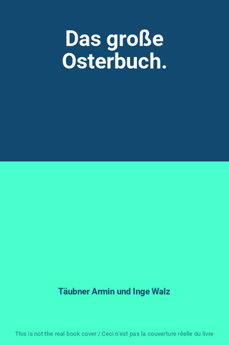 Das große osterbuch - große,