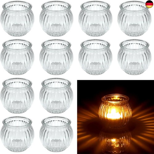 Stück teelichthalter glas - 12,