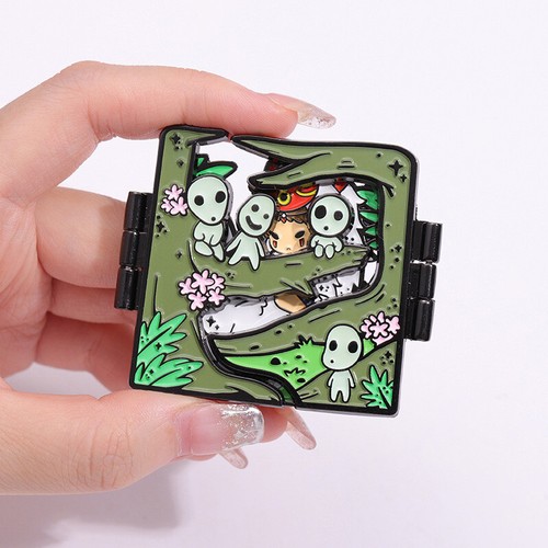 Prinzessin mononoke brosche - prinzessin,