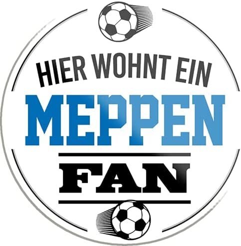 Meppen fan magnet fußball - "meppen, fan"