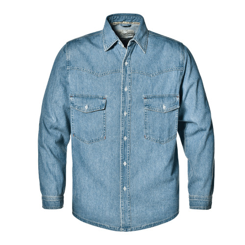 Sir langarmhemd jeans - langarmhemd,