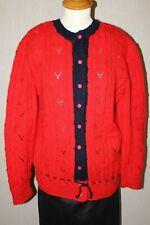 Trachten Strickjacke Gr. ca.38/44 Oktoberfest Landhauslook sehr schön Handarbeit