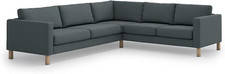 Durable Dark Grey Sofa Cover