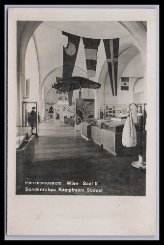 Ansichtskarte heeresmuseum - ansichtskarte,