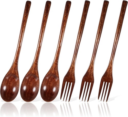 Holzbesteck set teilig holz - holzbesteck,