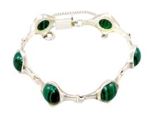 Malachit Armband Sterling