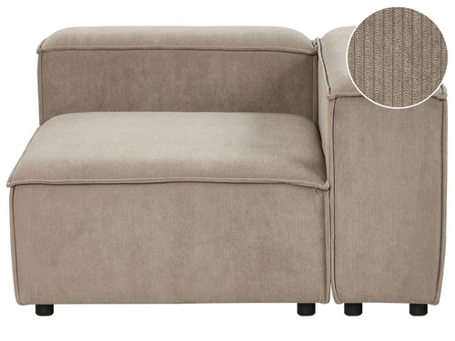 Modul ecksessel cord beige - cord,