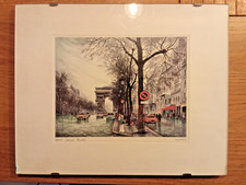 KUNSTDRUCK SIGNIERT  PARIS