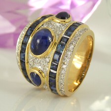 Luxus Ring 750 Gelbgold 18K 33