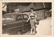 Vintage foto schöne frau - vintage, mit