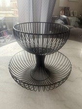 Obstschale Neu Schwarz 30x30