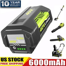 40V 6.0Ah Battery for Ryobi 40