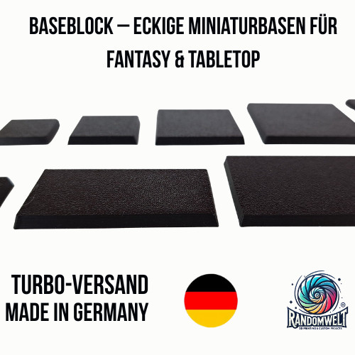 Wargaming bases eckig - bases,