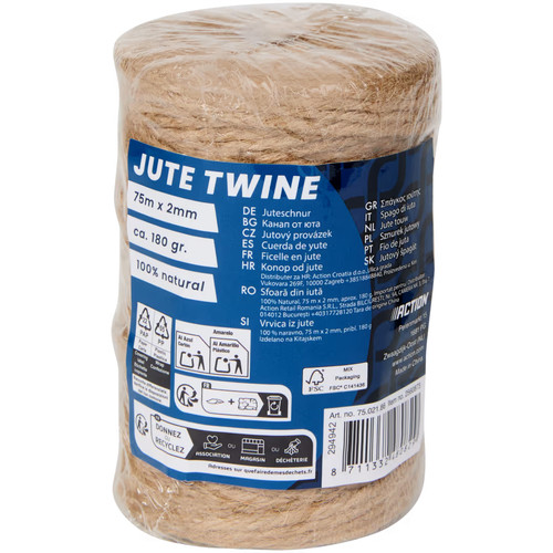 75m jute schnur 2mm - jute,