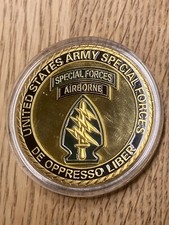 Militär  SPECIAL FORCES AIRBORNE  Fallschirmjäger  Coin  Sammlerstück Münze USA