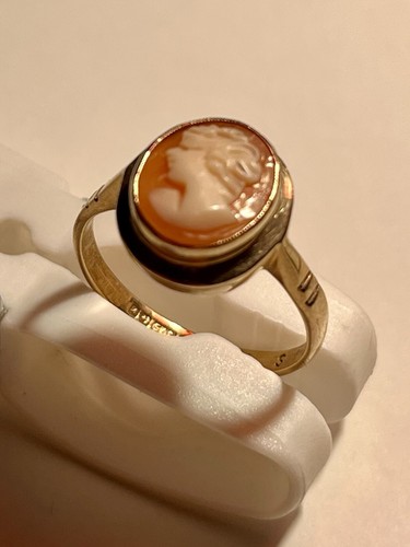 Vintage ring mit kamee aus - vintage-ring,