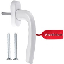 FENSTERGRIFFE Fensterolive Fenstergriff Griffolive MASSIV Aluminium WEISS