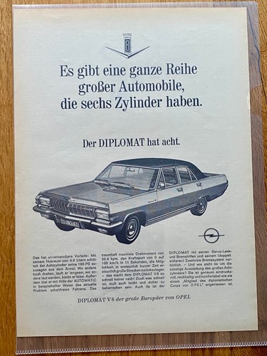 1966 opel diplomat oldtimer - opel, v8